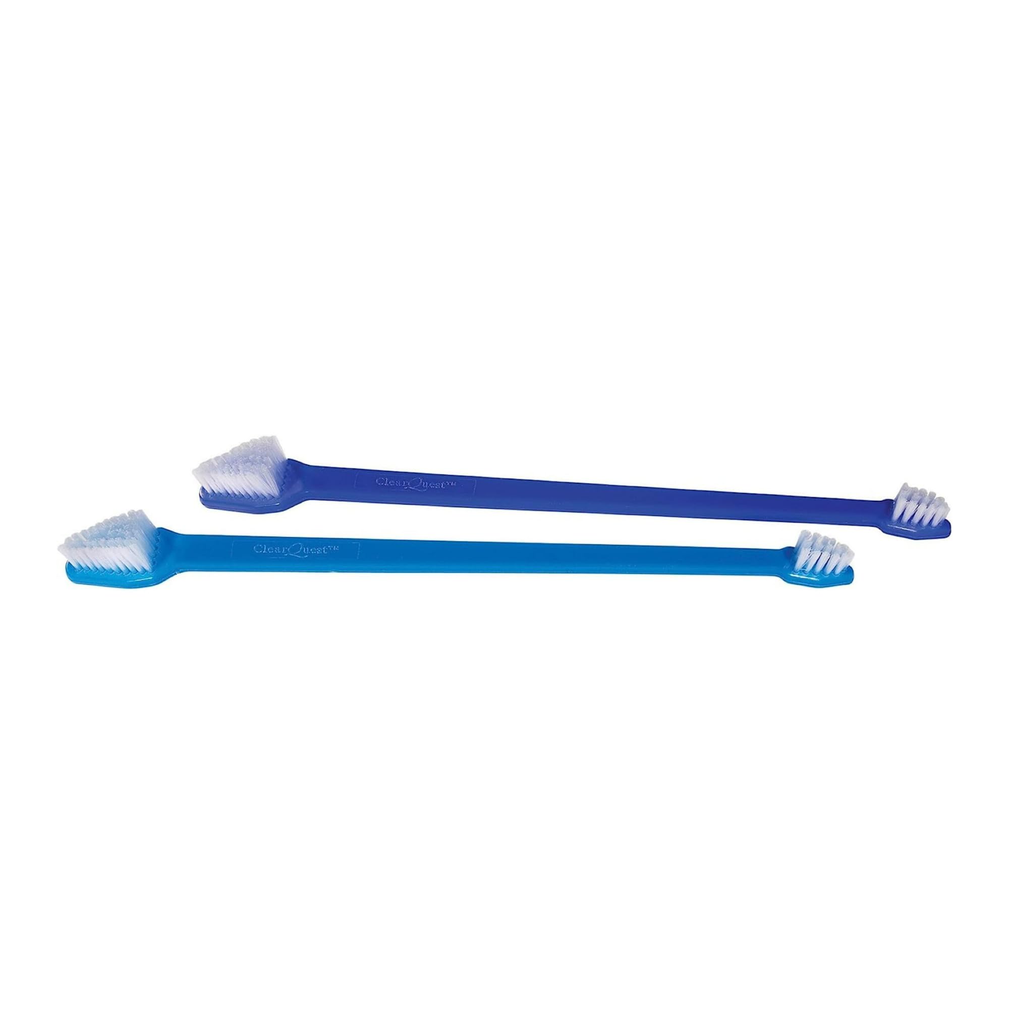 ClearQuest dual-end Pet Zahnbürsten, 9 Zoll, 50/Kanister, (Farben variieren)