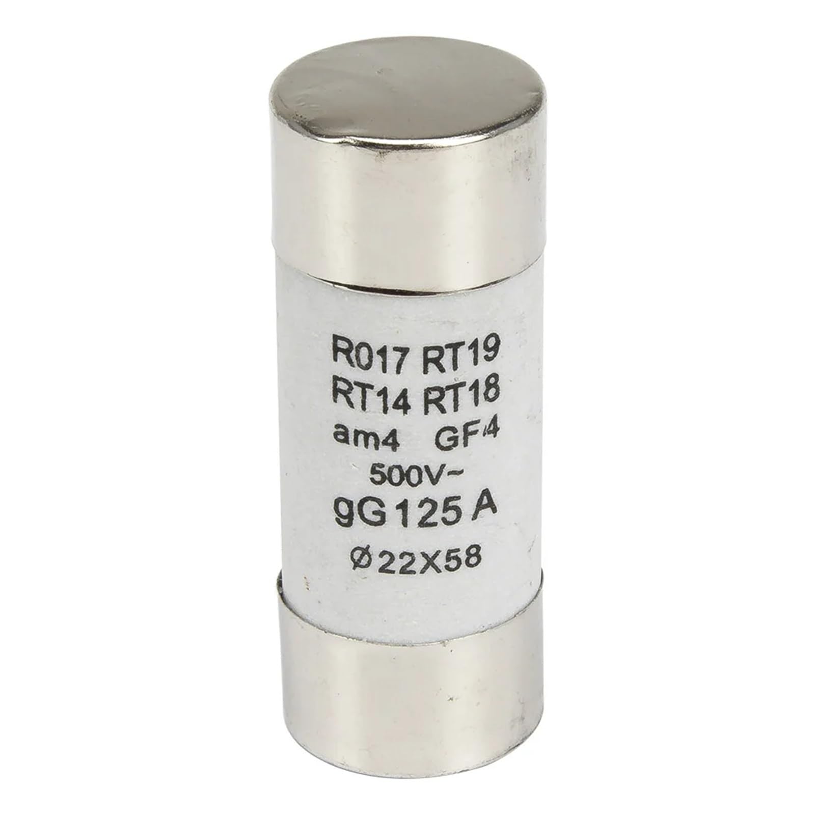 Fusibili a cartuccia in ceramica, Fusibile a tubo ceramico ad azione rapida R017 500V 22x58mm 5 pezzi(100A)