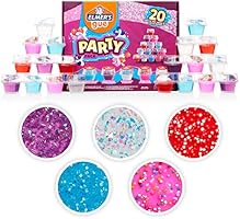 Elmer’s Gue Premade Slime, Slime Kit, Includes Fun, Unique Add-Ins, Party Pack, 20 Count