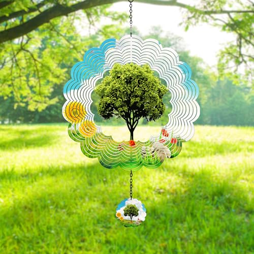 Hanging Decor Outdoor,Outdoor Garden Decor, Wind Spinners Outdoors Decorate