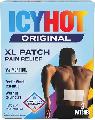 Icy Hot Parche medicado extra fuerte espalda XL y áreas grandes 3 unidades Icy Hot Parche medicado extra fuerte espalda XL y áreas grandes 3 unidades