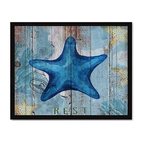 Panneau tortue et ocean en bois pour une deco de fenetre style plage