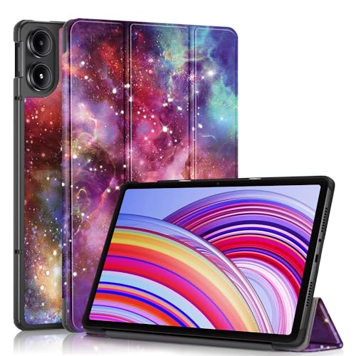Coque Redmi Pad Pro 12,1" motif Galaxy pour travailler et lire partout