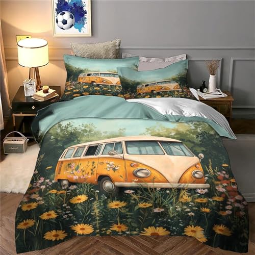 Parure de lit double anti acarien lavable et résistante pour ado - 6