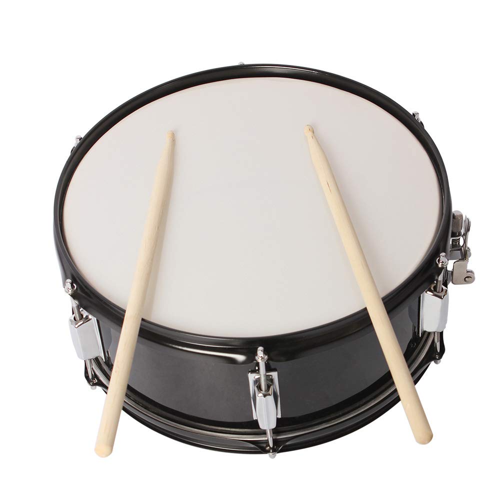 Tambor profesional de 14 pulgadas con baquetas, llave y correa para bandas de estudiantes y equipos musicales