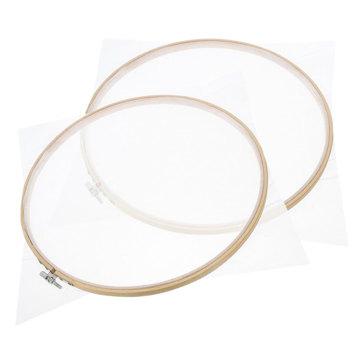 HOOTNEE Wooden Frame Paper Making Mold 20cm Round Paper Making Screen DIY Craft Frame