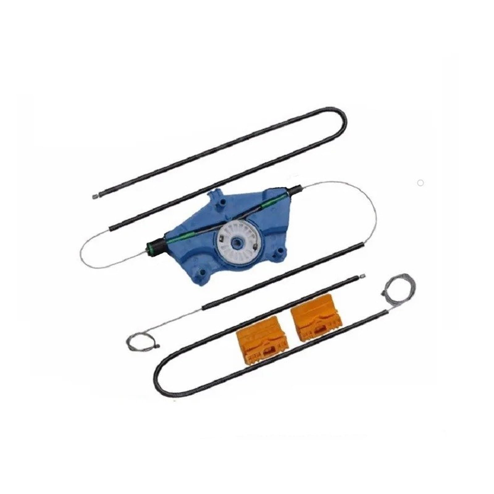 Samwdk One Color Glass Lifter Car Parts For A4 B6/B7 Electric Window Regulator Repair Kit Front Left N/S 2000 2001 2002 2003 2004 2005 2006 2007 2008 Car Window Regulator