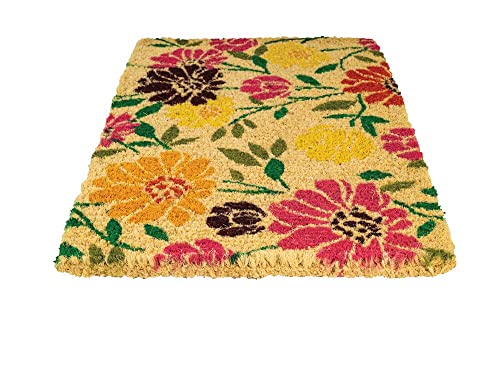 Notrax C11S1830Sd Spring Daisies Coir Door Mat, 18" X 30" #TOP3