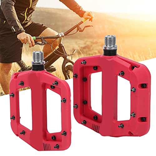 Pédales de bicyclette légère anti-glisse avec crampons inox