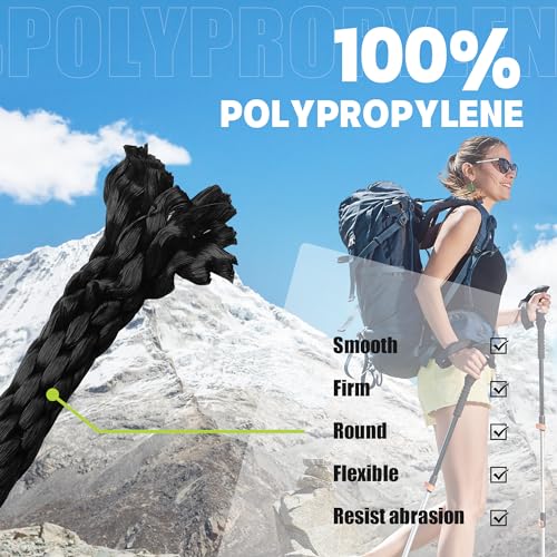 Cuerda de polipropileno resistente para atar equipaje sin roturas 4