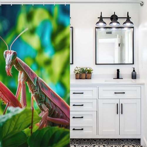 Rideau de douche Praying MFourmiis imperméable pour salle de bain 122x183 cm
