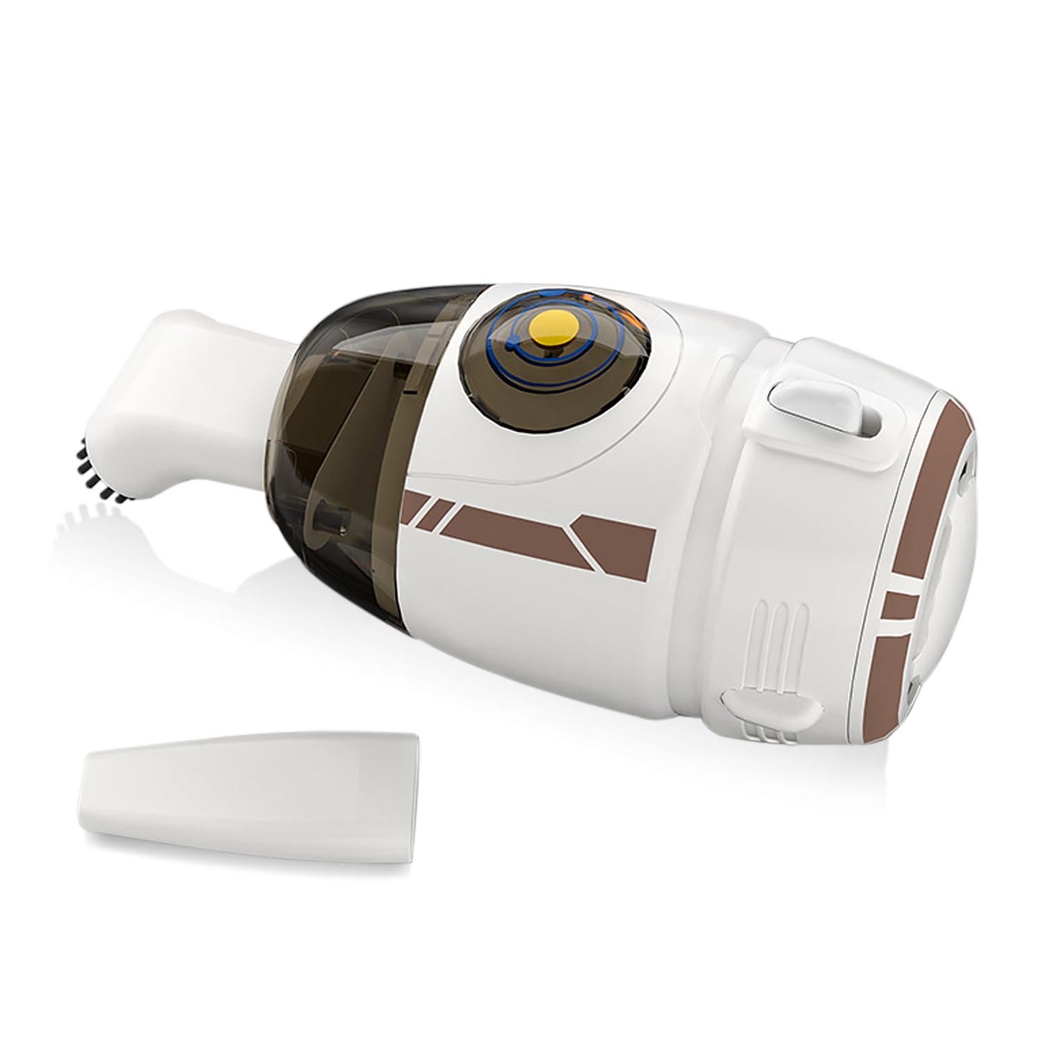 Handheld Vacuum Cleaner, Cordless Portable Vacuum Cleaner with Nozzle Cleaning Brush, USB Rechargeable, Suitable for Cleaning Dust Hair Eraser Crumbs in Office School Home (White)