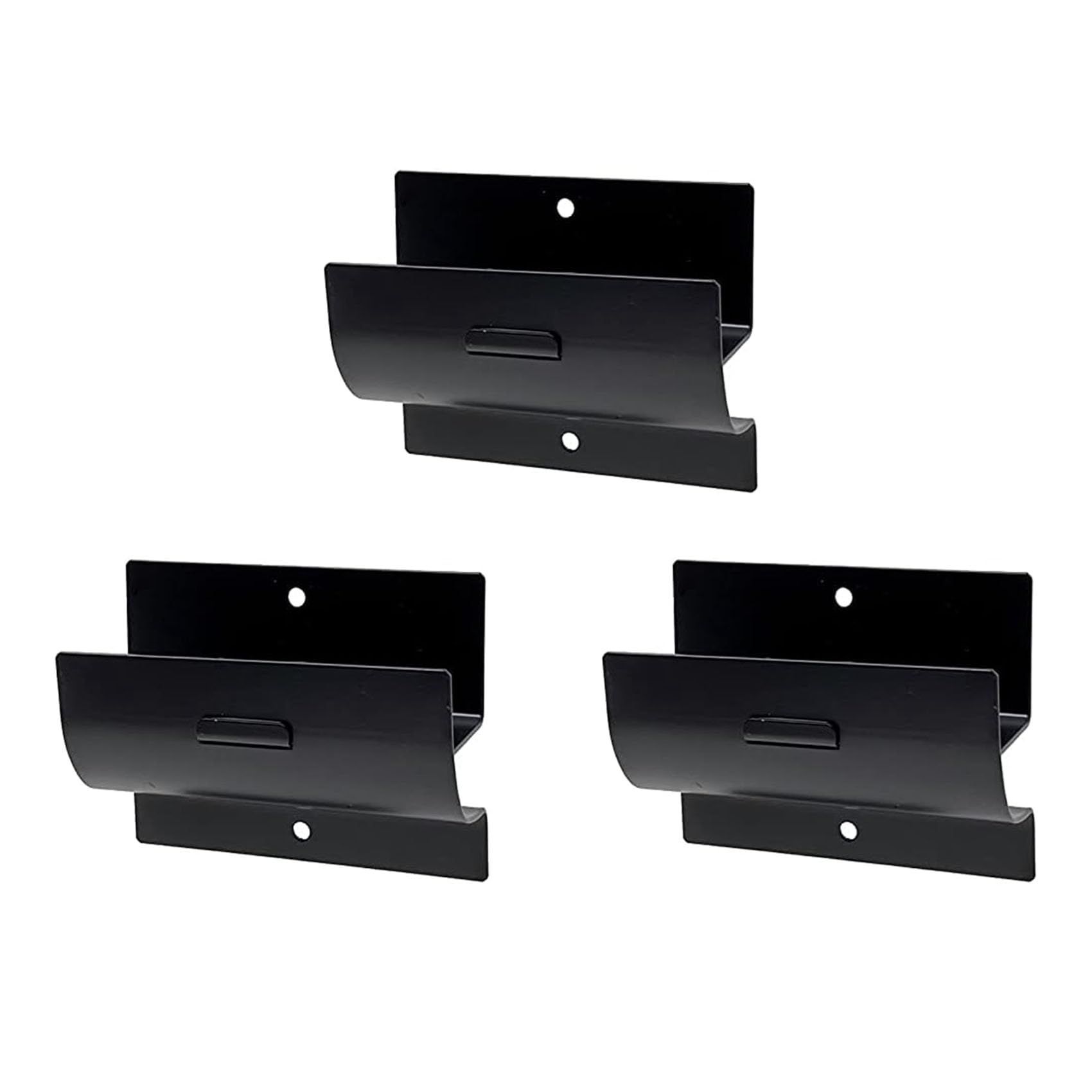 Jnchdghwa Black 3X Heavy-Duty Ladder Hanger-Wall Mount Ladder Hooks For Ladder Storage-Wheelbarrow Hangers For Garage Wall-1 Pack