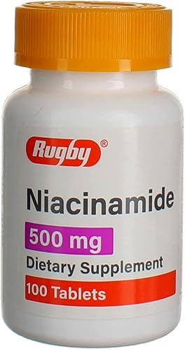 RUGBY LABORATORIES Niacinamida 500 miligramos 100 tabletas
