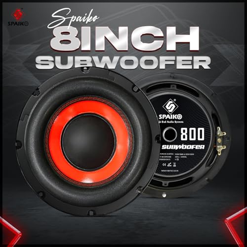 Image of 8 Inch Subwoofer Speaker | 150W RMS / 500W Peak Power | Deep Bass Subwoofer for Car & Home Audio System