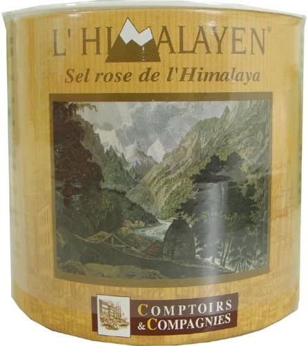 Himalayan Pink Salt in Box with serving spoon 8.8 oz