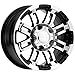 Vision Warrior 375 Gloss Black Machined Face Wheel (18x8.5"/5x4.5")