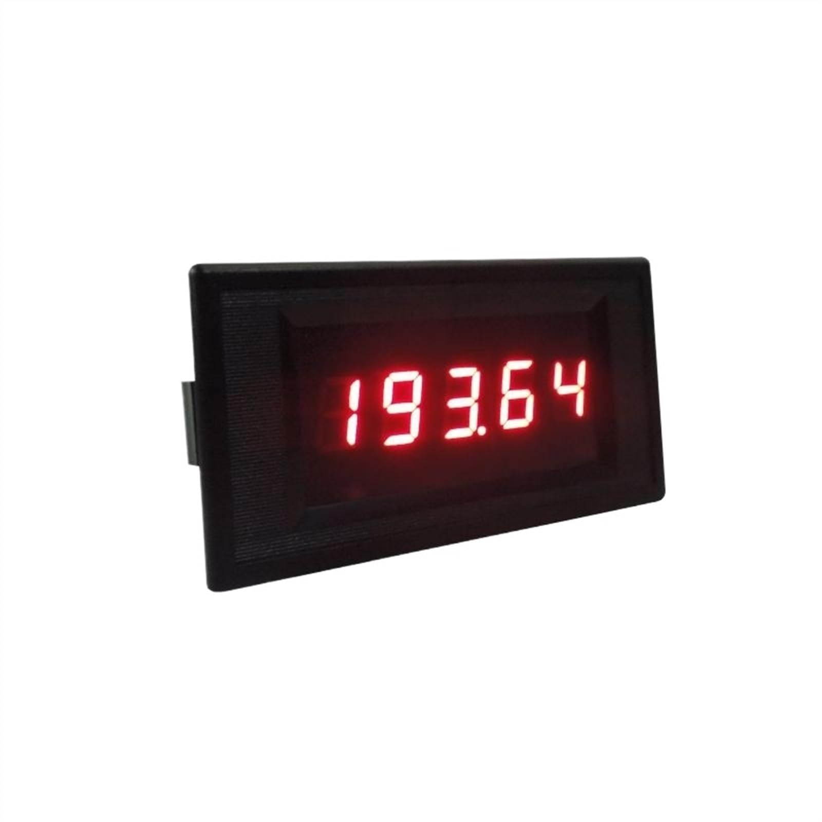 Woltomierz DC 200 V Miernik napięcia Woltomierz DC Woltomierz cyfrowy Tester panelu Zasilanie DC5V 12V 24V Test ujemny Napięcie ujemne (kolor: czerwony, rozmiar: zasilanie DC24V)