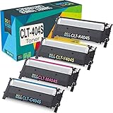 Do it Wiser Compatible Toner Cartridge Replacement for Samsung CLT-K404S CLT-C404S CLT-M404S CLT-Y404S CLT 404S to use with C480FW C430W SL-C430W SL-C480FW SL-C480FN Printers (4 Pack)