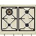 Produktbild SMEG SRV864POGH Gaskochplatte, creme