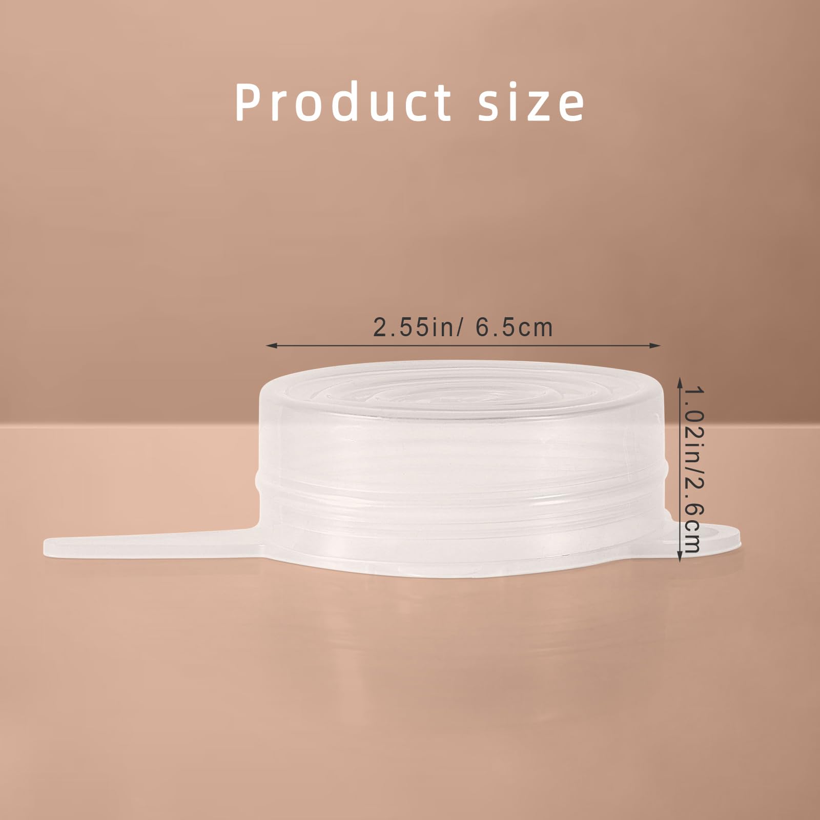 4pcs Lid Cover for Bar Keepers Friend, Transparent Silicone Cap Replacement Lid Accessories Compatible with Barkeepers Friend Cleanser 12oz & 21oz
