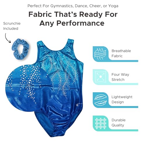 Image of Destira Girl's Figure Eight Gymnastics Leotard