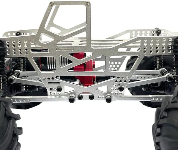 Furitek FCX24 Rampart Aluminum Flat Skid Plate for SCX24 Based Transmission - Remote Control Car/RC Truck Upgrades Parts (HELIDIRECT)
