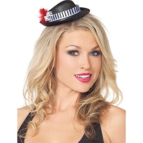 Mini Vegas Fedora Hat Black