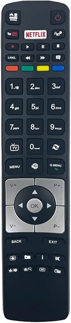 121AV - RC5118 RC5117 Remote Control for Telefunken Hitachi Digihome Techwood Linsar Bush LCD LED 3D HD Smart TV'S with Netflix Button RC5118 RC5118F