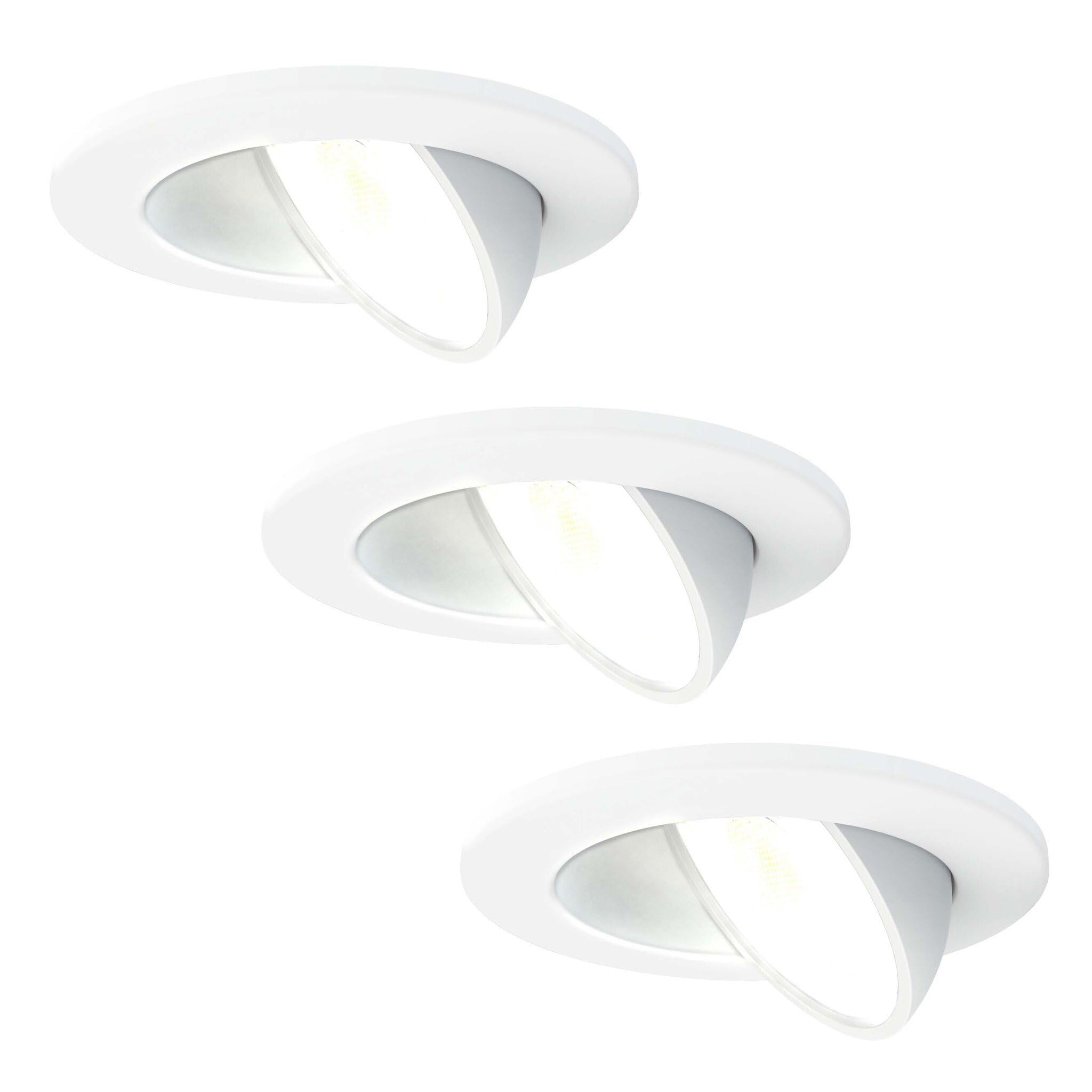 Ledvion White - 3X Led Downlight, Dimmable, 5W, Ip65, Cct, Cob, Ø75mm, 5 Year Guarantee