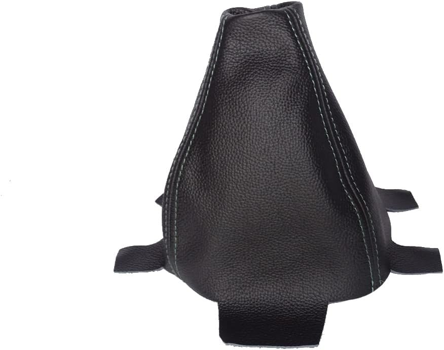 Ltd Compatible with Shift Boot for Honda Civic Coupe EM2, Civic Sedan ES2 2001-2006 Leather Green Stitch