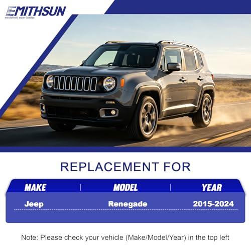 Image of Replacement for 2015-2024 Jeep Renegade Windshield Wiper Blades