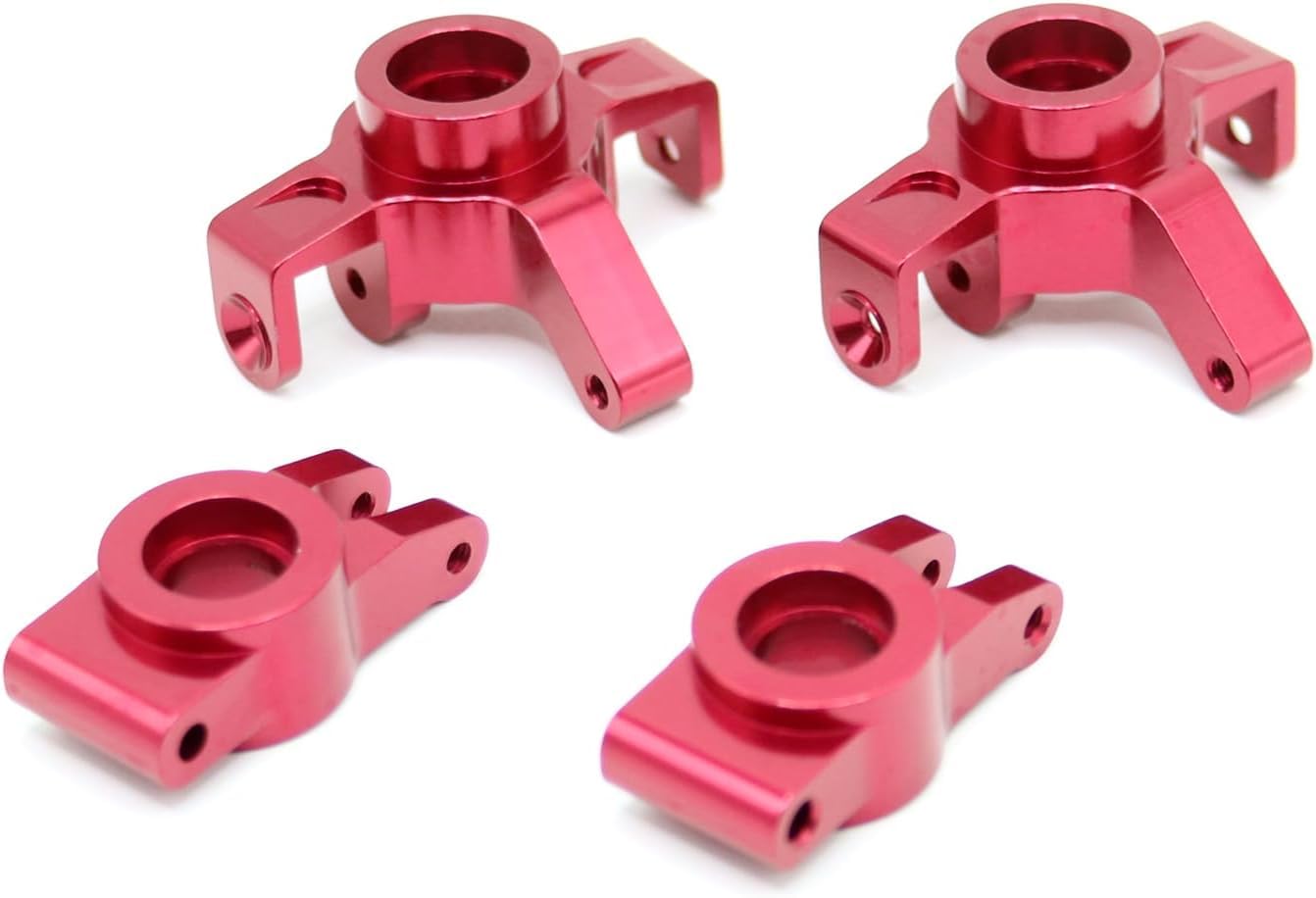 Mesimsple Alloy Steering Blocks & Caster Blocks for 1/14 14302 Rear Stub Axle Carriers 14301 Rear Hub Carrier Upgrades Part