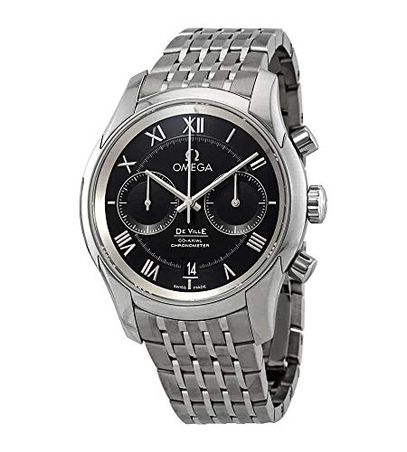 Omega De Ville Co-Axial Chronograph Automatic Chronometer Black Dial Men's Watch 431.10.42.51.01.001