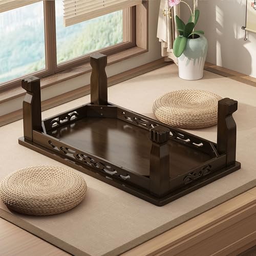 Table basse en bois massif compacte contre l'encombrement des chambres