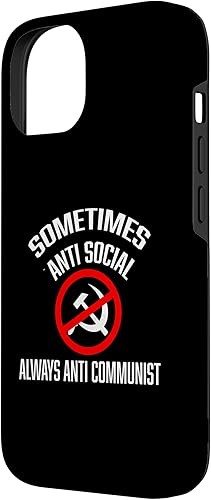 Miniatura 5 de iPhone 13 a veces anti-social, siempre anti-comunista caso