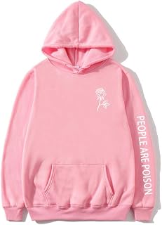 LYWZX Mens Hoodies Mens Black Fashion Harajuku Sweatshirt Inspired Aesthetic Men/Women Hooded Sweatshir Couples Hoody