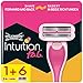 Wilkinson Sword Pack Ffp ECO box Intuition F.A.B. - Kit de maquinilla de Depilar de doble Sentido para mujer + 7 recambios de cuchillas, Depilación femenina en Ambos Sentidos