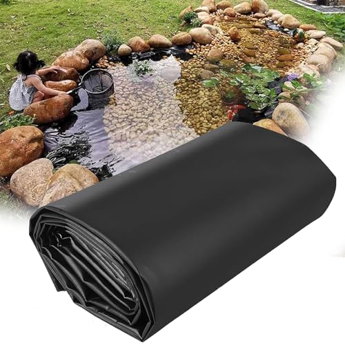 Bâche de bassin noire idéale pour cascades de jardin et fontaines extérieures