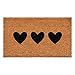 Calloway Mills Trio Hearts Doormat, 24