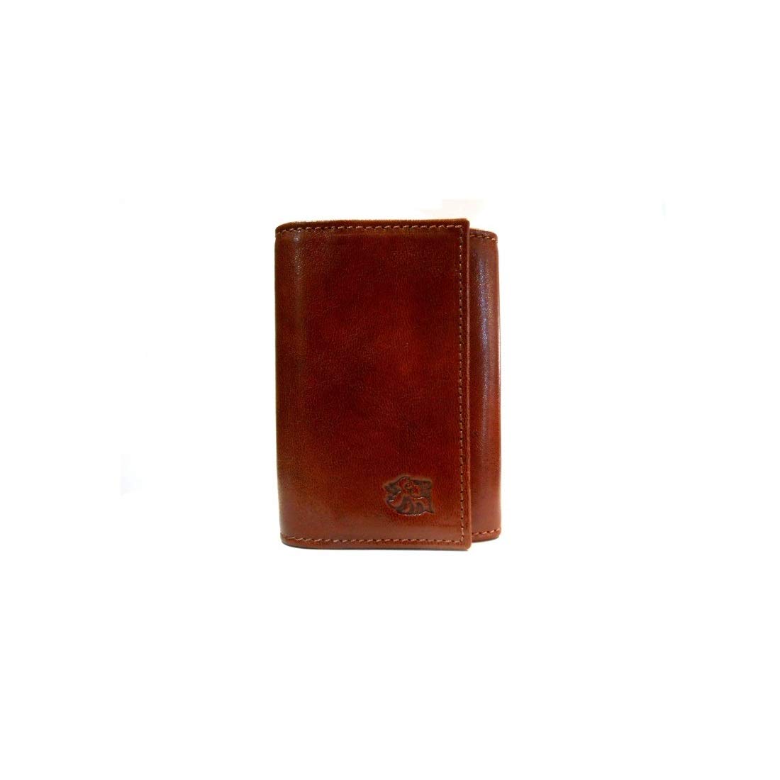 Le Arti Portachiavi in Pelle 2 COMPARTI 12 Ganci Artigianale Nuovo Made in Italy