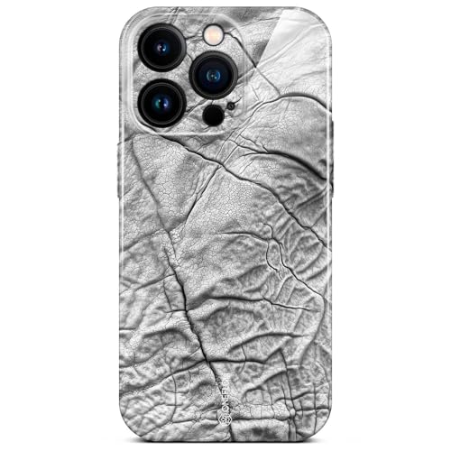 Coque iPhone 15 Pro protection appareil photo et motif animalier fin gris