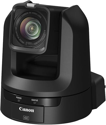 Miniatura 3 de Canon CR-N100 PTZ Camera (Black), 20x Optical Zoom, 4K UHD Video, Professional Productions, House of Worship, Education, Broadcast, Corporate, Events