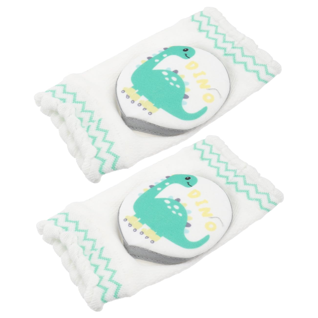 Garneck 1pair Breathable Boy Girl Knee Pads for Crawling Protective Kneecap for Toddlers Years Comfortable and Design for Safety Wave Pattern Dino