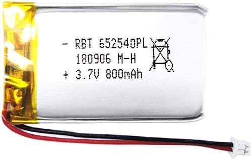 BrightTea Batería recargable Li-ion Li-Po de la batería del polímero de iones de litio de 3.7V 800mAh