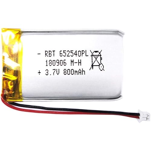 BrightTea 3.7V 800mAh Lithium Ion Polymer Battery Rechargeable Battery Li-ion Li-Po