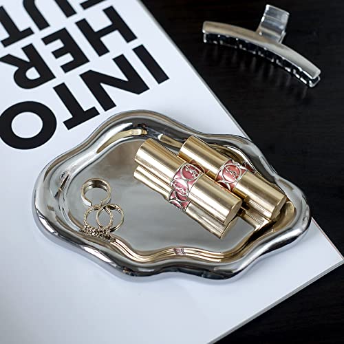 MDFAYE Jewelry Dish Trinket Tray for Women, Ring Dish Holder,