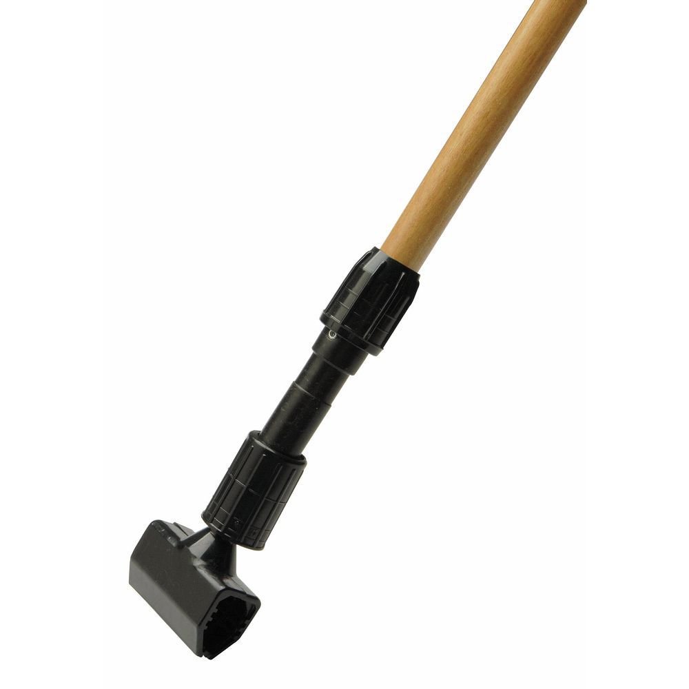 HUBERT Mop Handle for 5"W Mop Head Natural Wood Clincher Style - 54"L