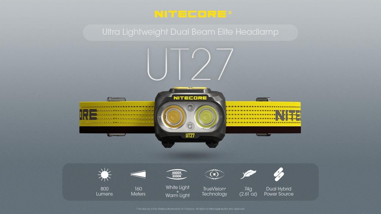 Amazon.com: Nitecore UT27 800L Ultra Lightweight Triple Output