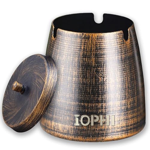 Aschenbecher mit Deckel, geeignet für den Innen- und Außenbereich,...